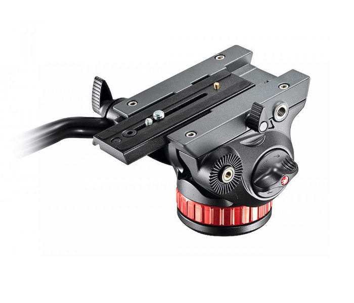 Manfrotto MVH502AH Fluid Video Head with Flat Base - Black - Zoom Image 3