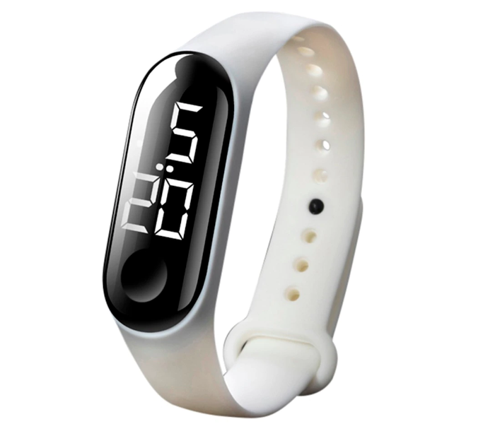 Digital Touch Screen Watch 1516 - White - Zoom Image 1