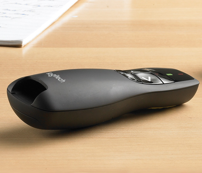 Logitech R400 Wireless Laser Presentation Remote - Black - Zoom Image 4