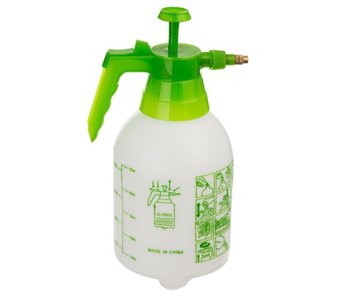 2 Litre Planting Pressure Sprayer Bottle - White and Green  - Zoom Image