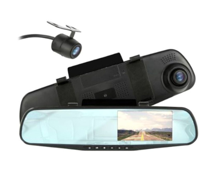 AGC Front and Rear Camera Mirror - Black - Zoom Image