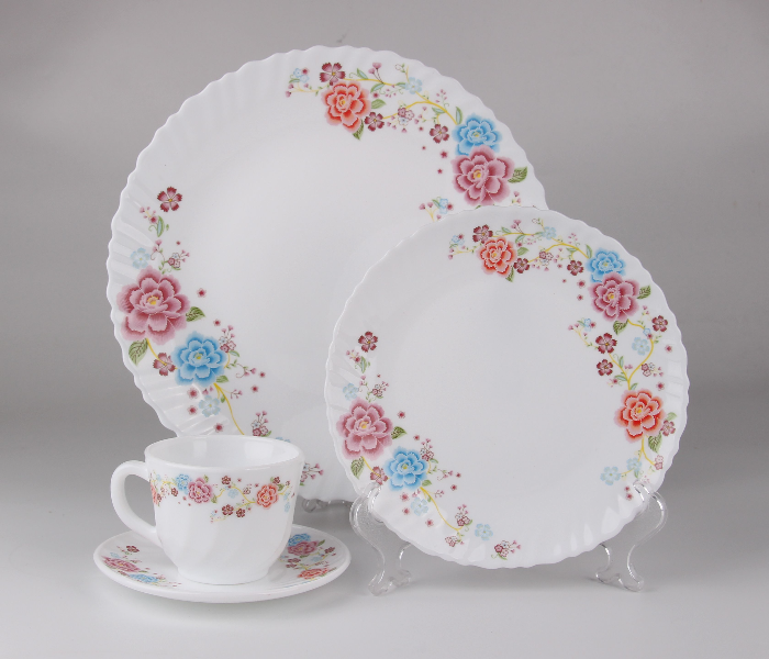 RYB JCHZ-2605 Opal Dinner Set 24 Pcs Design 1 Regular - Zoom Image