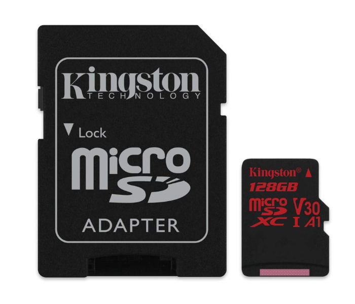 Kingston SDCR128GB 128GB Canvas React Class 10 Memory Card - Zoom Image 2