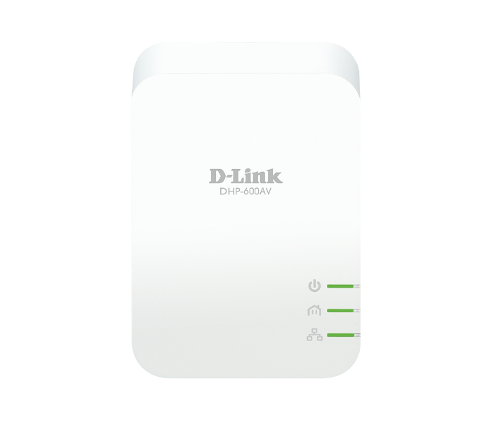 D-link DHP-600AV PowerLine AV2 600 GB Adapter - White - Zoom Image 1