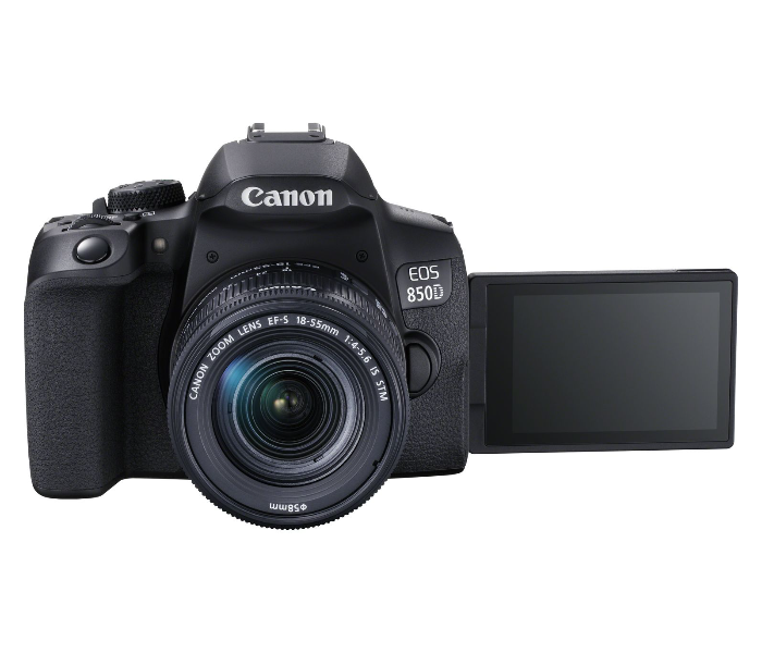 Canon EOS 850D 18-55 S DSLR Camera - Black - Zoom Image 6