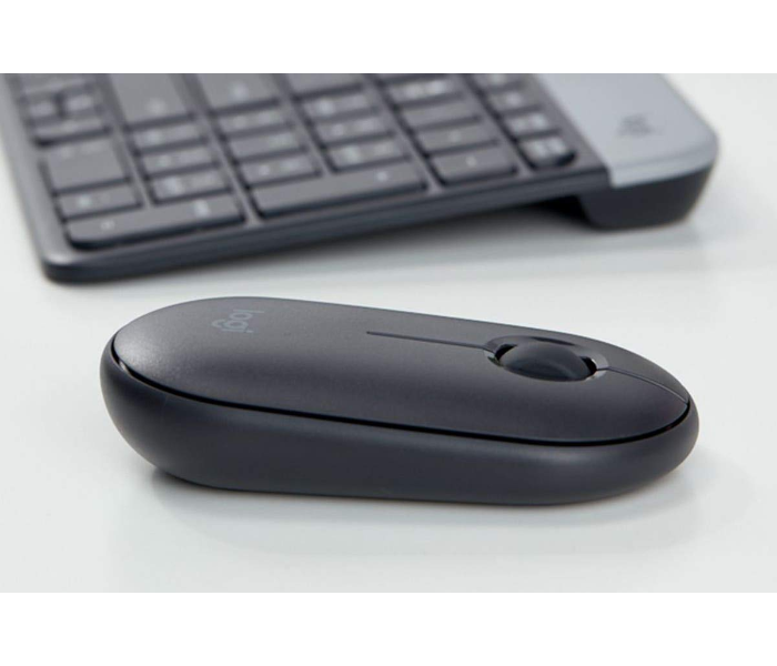 Logitech Pebble M350 Wireless Mouse with Bluetooth or USB - Graphite - Zoom Image 5