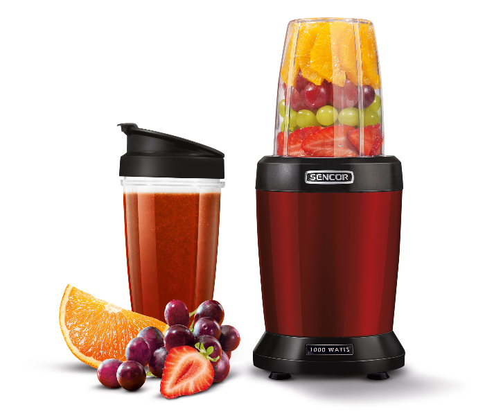 Sencor SNB4301RD 1000 Watts Nutri Blender - Red - Zoom Image 3