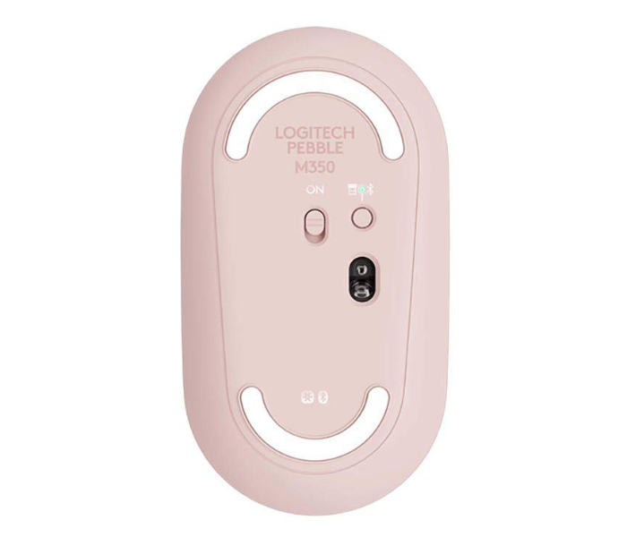 Logitech Pebble M350 Wireless Mouse with Bluetooth or USB - Rose - Zoom Image 2