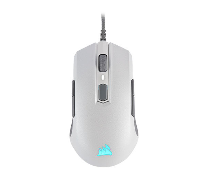 Corsair M55 RGB PRO Ambidextrous Multi-Grip Gaming Mouse - White - Zoom Image 1