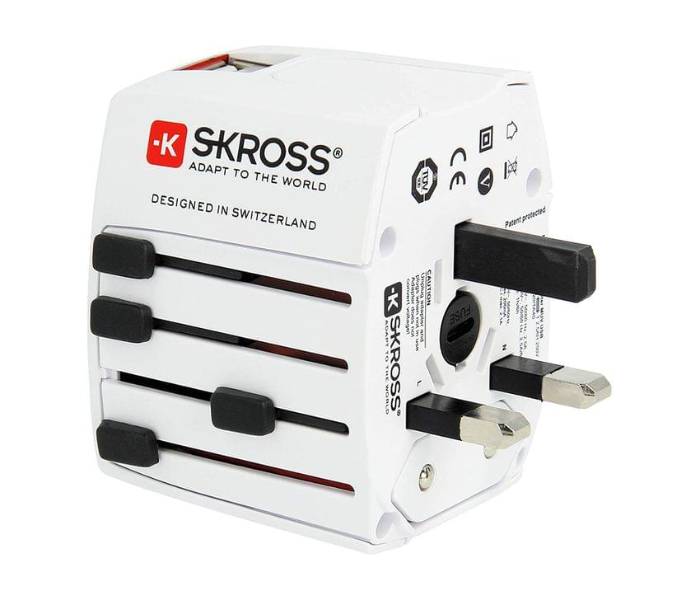 Skross 1-302150 2.5A Muv Usb Travel Adapter - White - Zoom Image 3