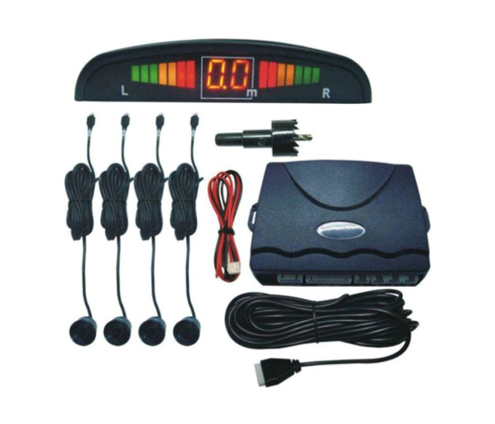 9 Piece Parking Sensor System - Black - Zoom Image