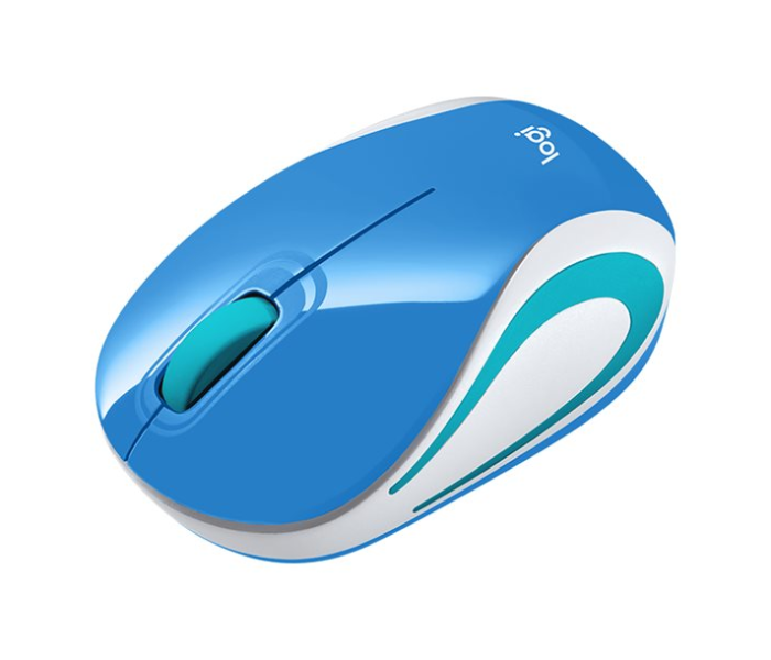 Logitech M187 Mini Wireless Ultra Portable Mouse - Blue - Zoom Image 2