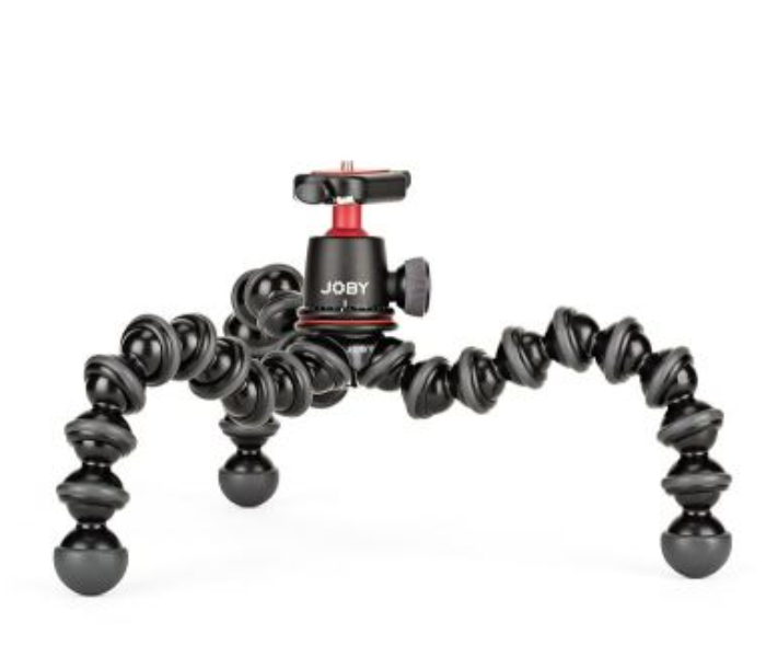 Joby JB01507-BWW GorillaPod 3K Kit Lightweight Professional Tripod for DSLR and Mirrorless Cameras - Black and Red - Zoom Image 1