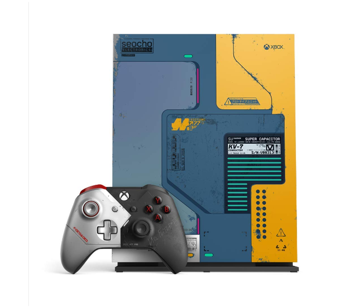 Microsoft Xbox One X 1TB Cyberpunk 2077 Limited Edition Bundle - Zoom Image 2