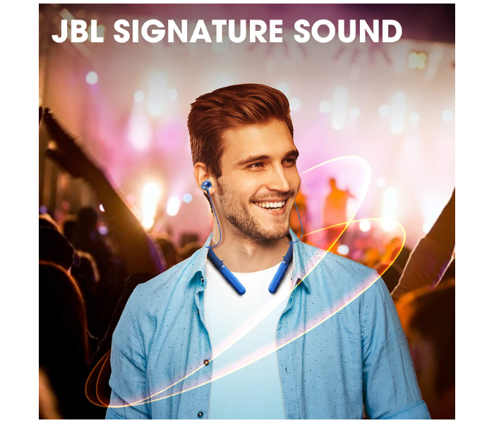 JBL Bluetooth Neckband Live 200BT - Blue - Zoom Image 6