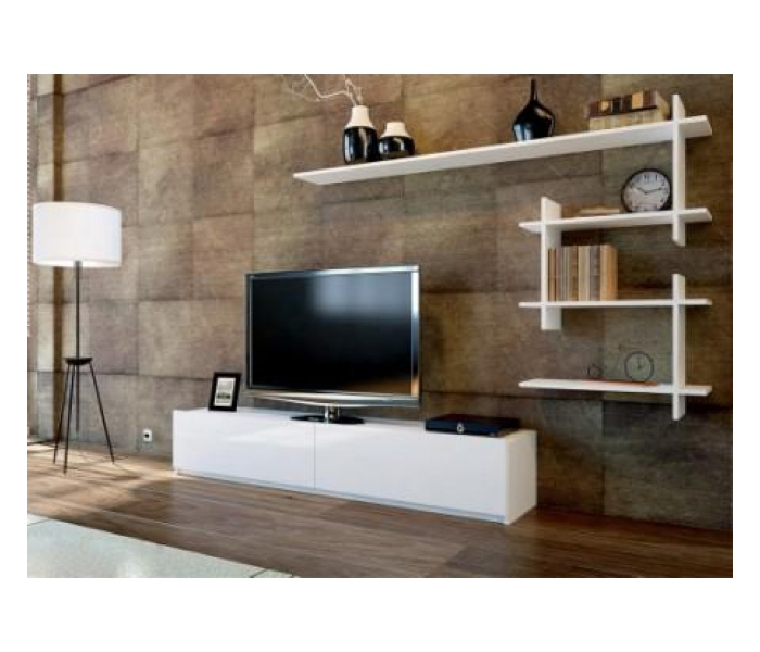 Ahenk 1 Carton TV Table - White  - Zoom Image 2