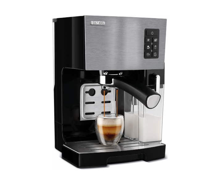 Sencor SES4050SS Semi Automatic Expresso Machine - Black - Zoom Image 1