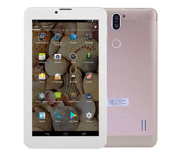 S-Color U807 7 Inch 2GB RAM 32GB WiFi 4G LTE Android Tablet - Gold - Zoom Image 1