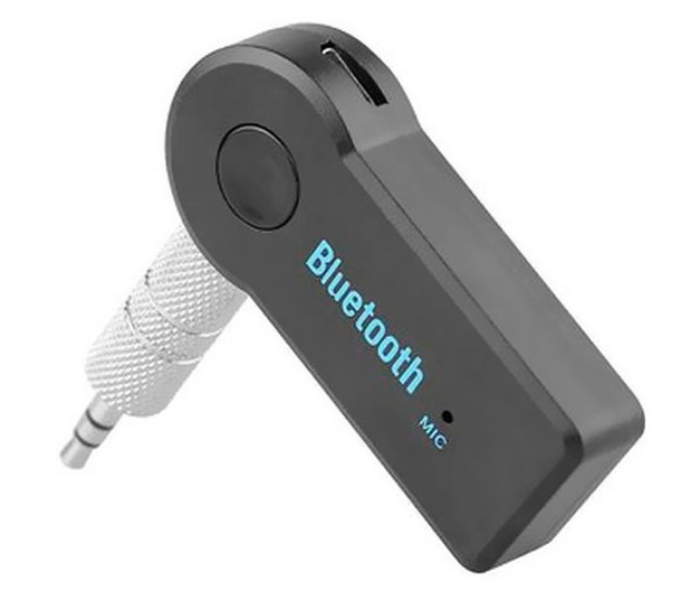 Universal Car Wireless Bluetooth Receiver Adapter - Black - Zoom Image