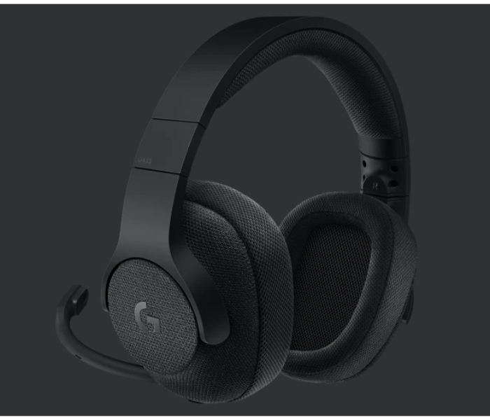 Logitech G433 7.1 Surround Sound Gaming Headset - Black - Zoom Image 2