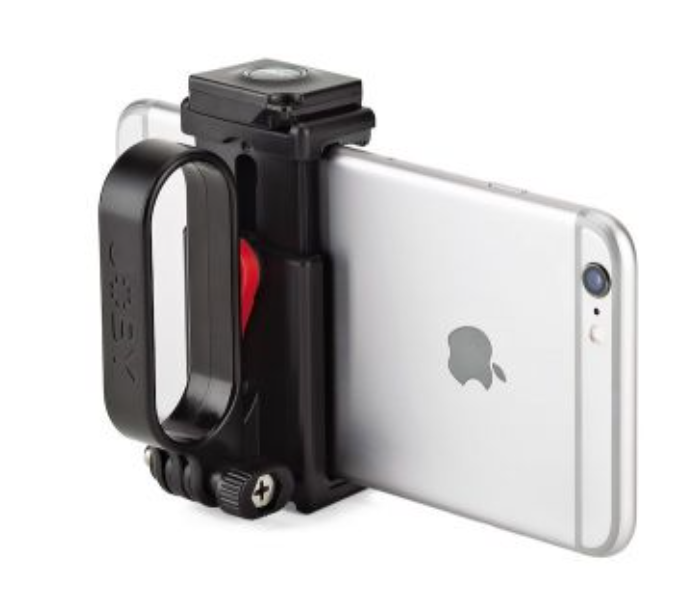 Joby JB01474-BWW GripTight POV Kit Handgrip with remote camera control for phones - Black and Red - Zoom Image 3