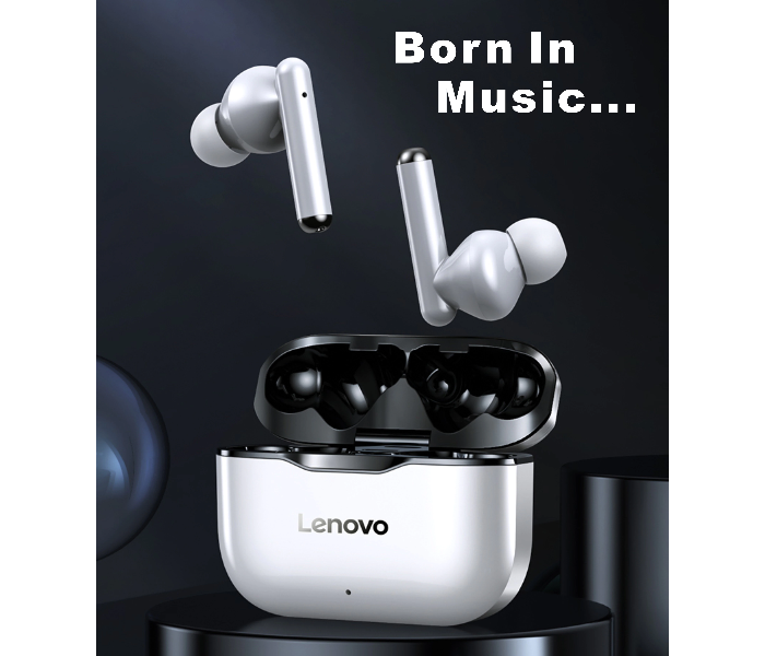 Lenovo Livepods Wireless Bluetooth Earphone 5.0 Dual Match Noise Cancelling Stereo 300mAh Touch Control Long Standby – White - Zoom Image 11