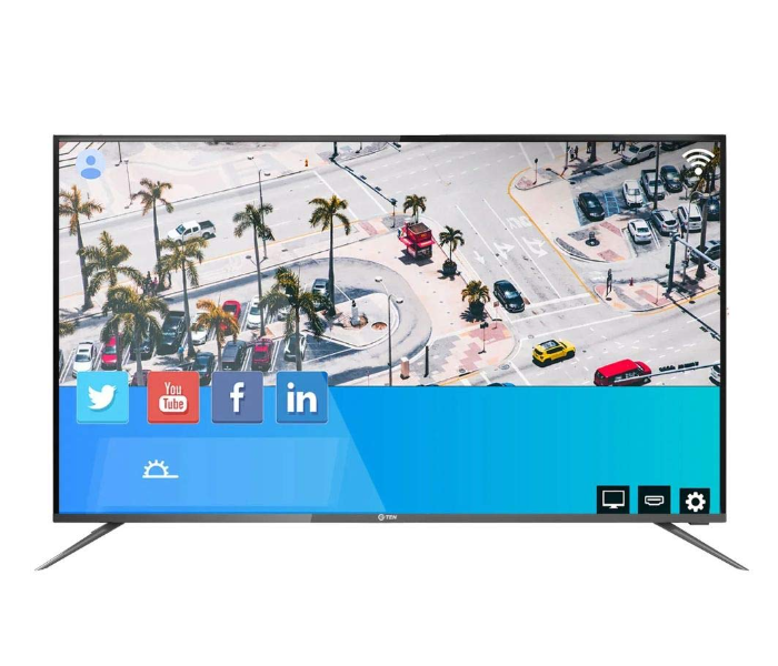 G Ten 58 Inch UHD Smart LED TV - Black - Zoom Image