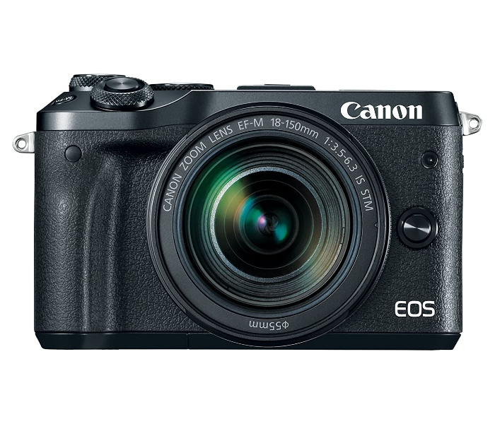 Canon EOS M6 MKII 15-45 DSLR Camera - Black - Zoom Image 2