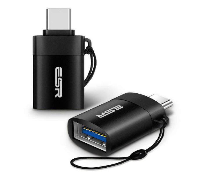 ESR 1 Pack USB 3.0 to USB-C Adapter - Black - Zoom Image 1