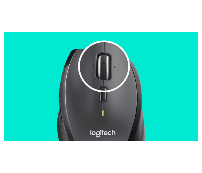 Logitech M705 Logitech Wireless Mouse Dark Ewr2 - Black - Zoom Image 3