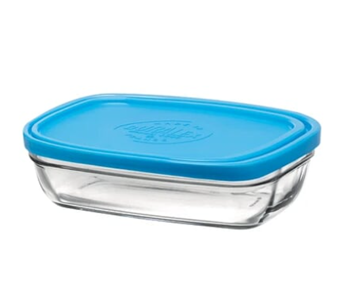 Duralex 15cm Freshbox Rectangular With Lid - Blue - Zoom Image