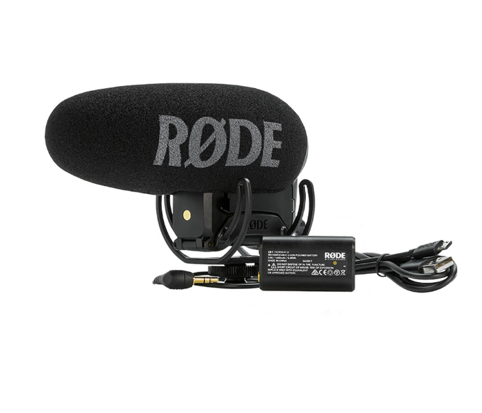 Rode VideoMic Pro Plus Compact Directional On-Camera Microphone - Black - Zoom Image 1