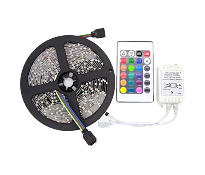 LED RGB Light Strip With Remote Control Panel  - Zoom Image