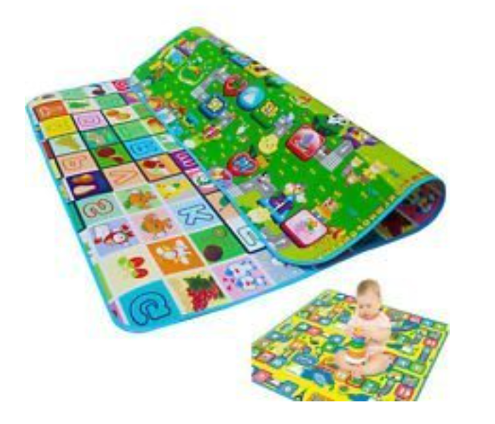 Baby Crawling 200cm x 180 cmm x 0.5cm Waterproof Double Side Play mat Come with Different Colorful Designs and Flexible and Soft - Zoom Image 2