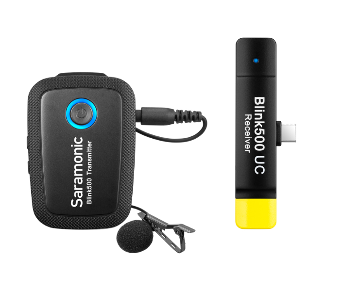 Saramonic BLINK500 B5 2.4GHz Dual-Channel Wireless System with Lavalier Microphone - Zoom Image 2