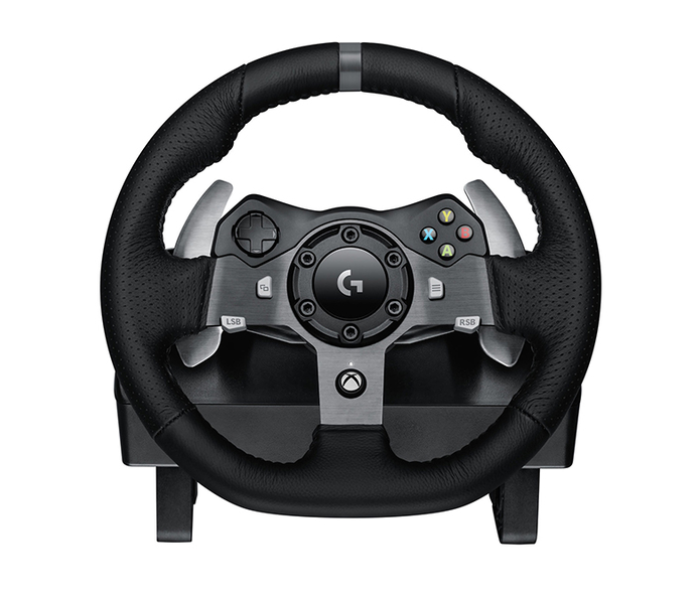 Logitech G920 Driving Force Racing Wheel for Xbox One PC - Black - Zoom Image 2