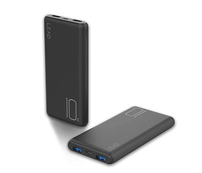 Lead JP-197 10000 mAh Power Bank - Black  - Zoom Image 1