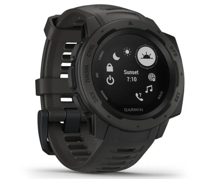 Garmin 010-02064-00 Instinct Smartwatch - Graphite Black - Zoom Image 3