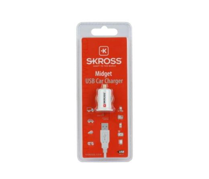 Skross 2-900608 Midget Usb Car Charger - White - Zoom Image