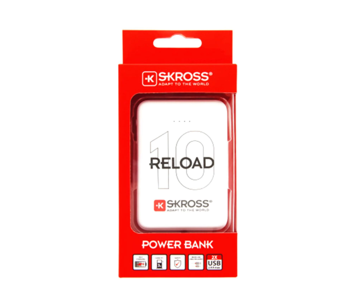 Skross 1400130 Reload 10 Power Bank - White - Zoom Image 3