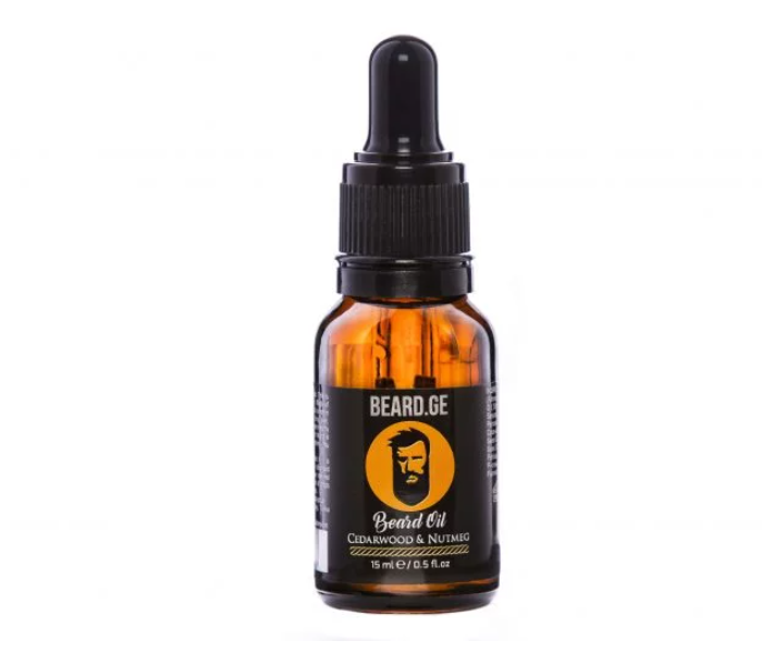 Beard.Ge 15ml Beard Oil Cedarwood and Nutmeg - Zoom Image 1