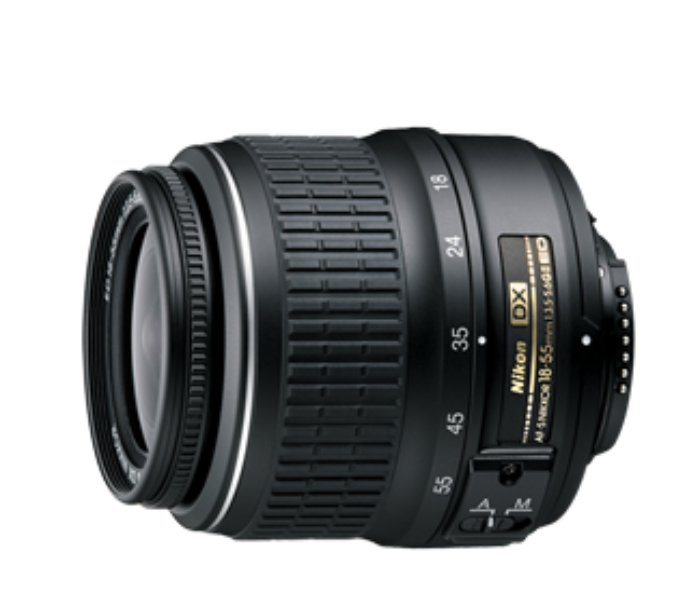 Nikon AFS DX 18-55MM Nikkor F3.5-5.6G ED II Camera Lens - Zoom Image 1