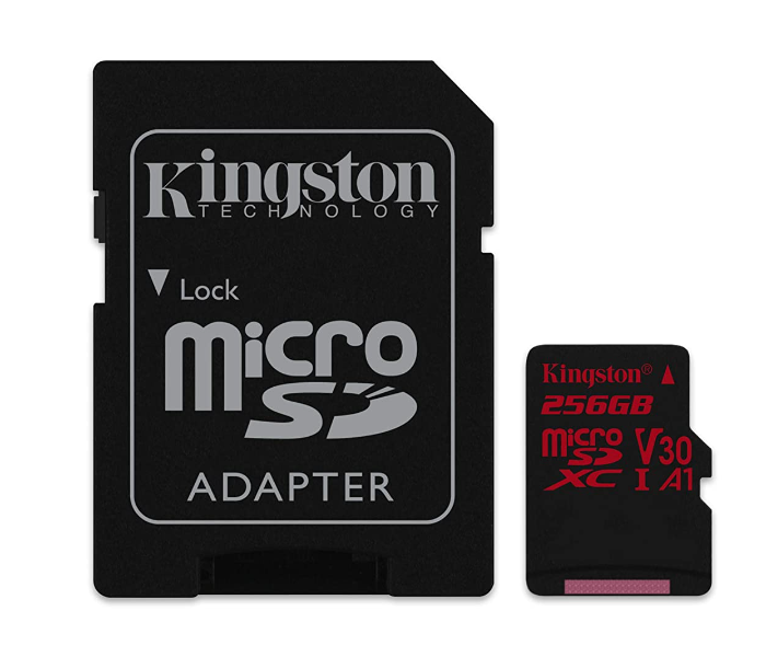 Kingston SDCR256GB 256GB Canvas React Class 10 Memory Card - Zoom Image 1