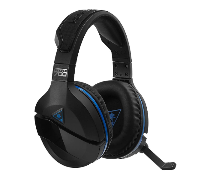 Turtle Beach Stealth 700 Premium Wireless Surround Sound Gaming Headset for PlayStation 4 - Black - Zoom Image 1