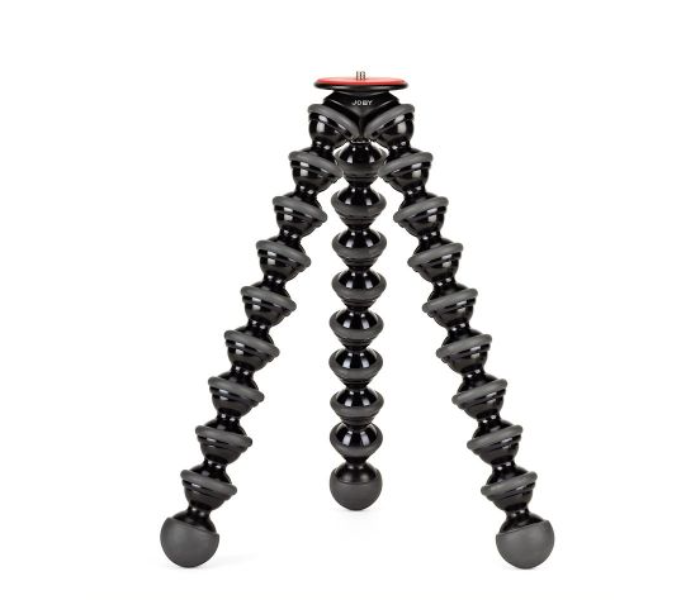 Joby JB01509-BWW GorillaPod 5K Stand Premium Machined Aluminum Flexible Tripod for DSLR and Mirrorless Cameras - Black and Red - Zoom Image 1