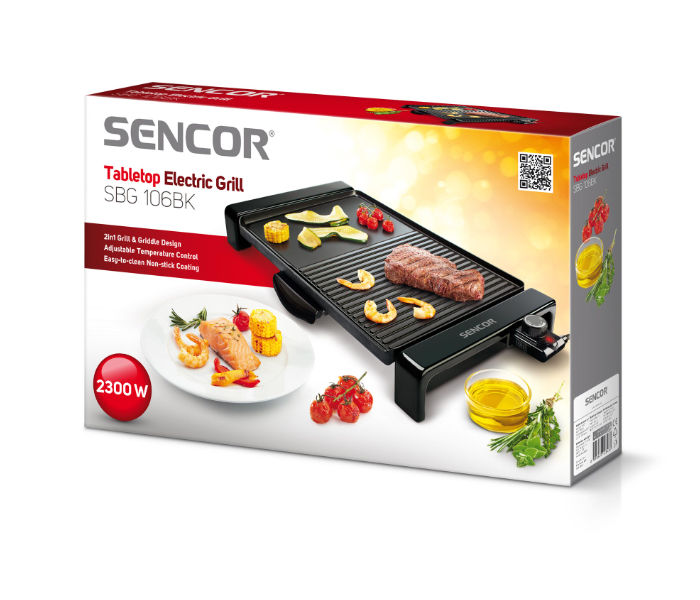 Sencor SBG106BK Tabletop Electric Grill - Black - Zoom Image 3