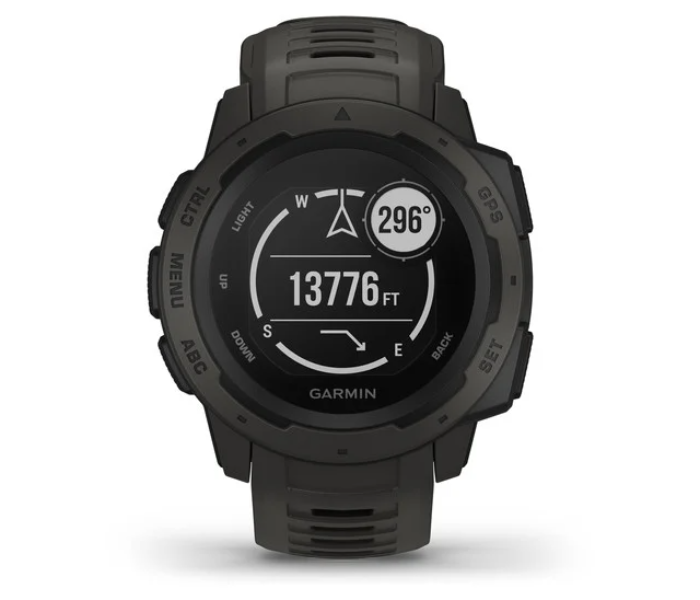 Garmin 010-02064-00 Instinct Smartwatch - Graphite Black - Zoom Image 2