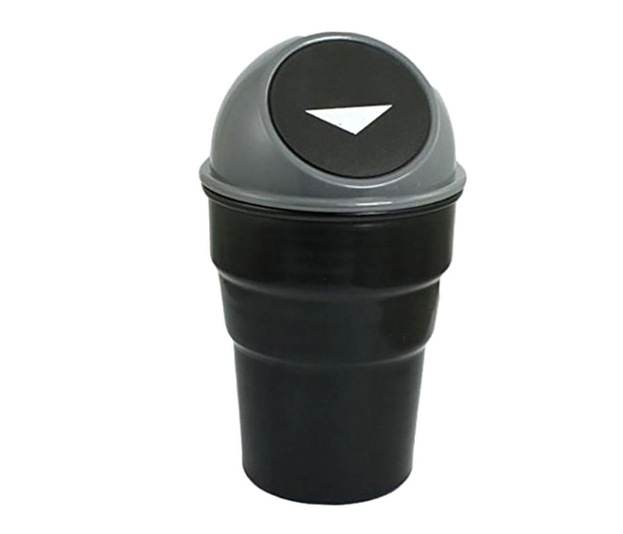 Portable Mini Car Trash Bin - Black - Zoom Image