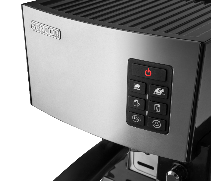 Sencor SES4050SS Semi Automatic Expresso Machine - Black - Zoom Image 3