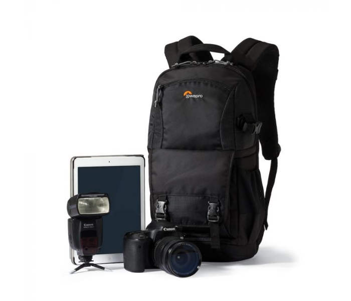 Lowepro BP 250 AW III Fastpack Mirrorless DSLR Camera Backpack with QuickDoor Access and 13 Inch Laptop Compart - Grey - Zoom Image 2